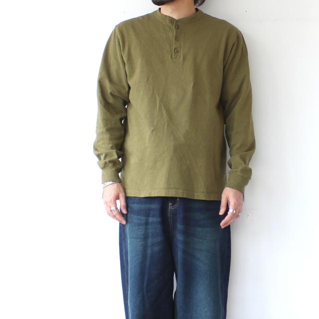 Orgueil ラフィー天竺ヘンリーネックロングスリーブTee　Henry-neck Long Sleeve Tee / OR-9115 | ORGUEIL | 03