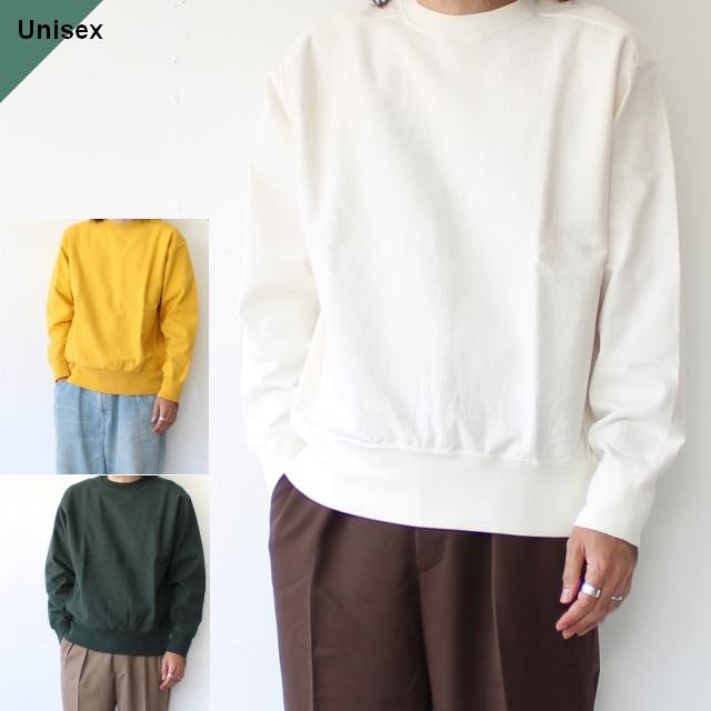 【20%OFF】Siora 丸編みヘビーウェイトクルー Fleece machine reverse crewneck | 