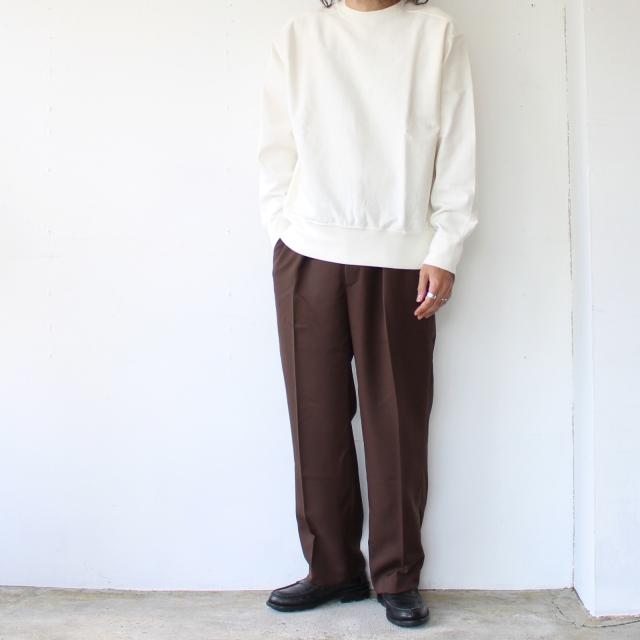 【20%OFF】Siora 丸編みヘビーウェイトクルー Fleece machine reverse crewneck |  | 04