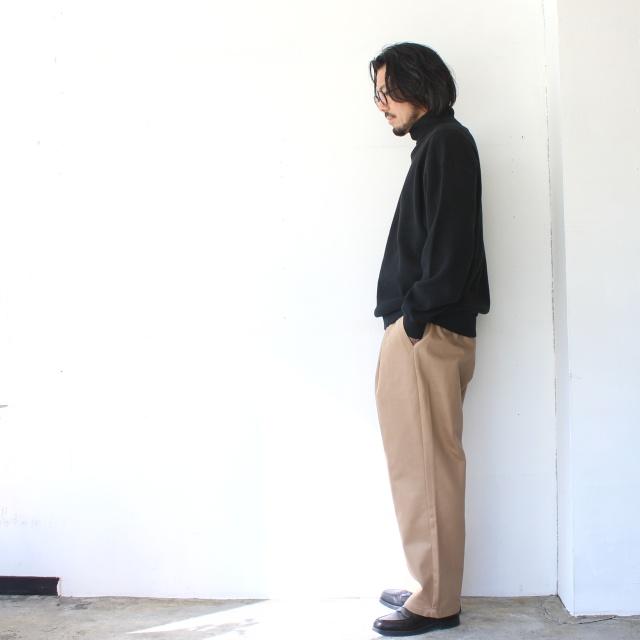 Siora 裏起毛畦編みハイネックコットンニット Brushed rib stitch high collar knit |  | 13