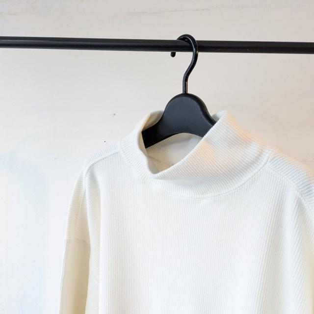 Siora 裏起毛畦編みハイネックコットンニット Brushed rib stitch high collar knit |  | 16
