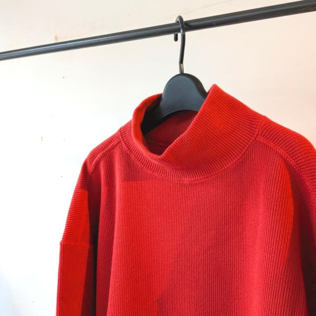 Siora 裏起毛畦編みハイネックコットンニット Brushed rib stitch high collar knit |  | 17