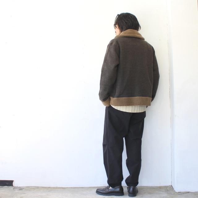 PREQUEL ストライプスタンドアップカラーシャツ Stand-up Collar Shirt　（Beige） |  | 16