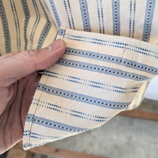 PREQUEL ヴィンテージジャガードストライプワークシャツ Jacquard striped work shirt / S1020 |  | 06