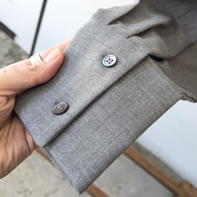SETTO サマーウールオカケシャツ OKKAKE SHIRT　（Gray） | SETTO | 11