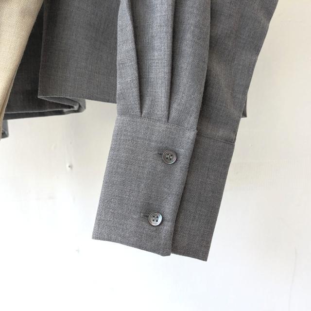 SETTO サマーウールオカケシャツ OKKAKE SHIRT　（Gray） | SETTO | 10