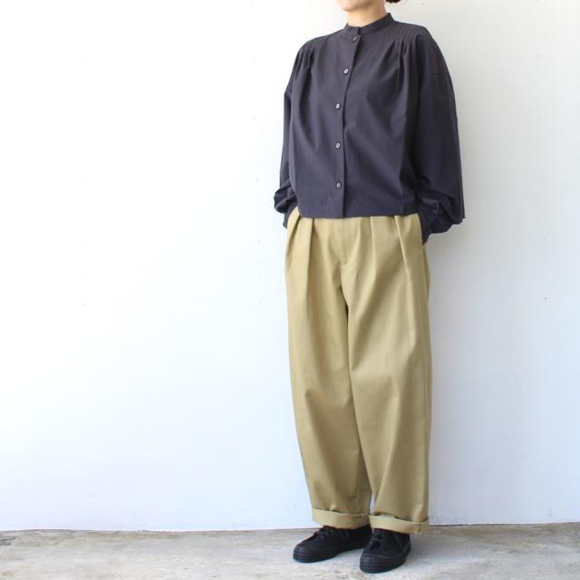 SETTO ワッシャーブロードプリーツシャツ / PLEATS SHIRT | SETTO | 17