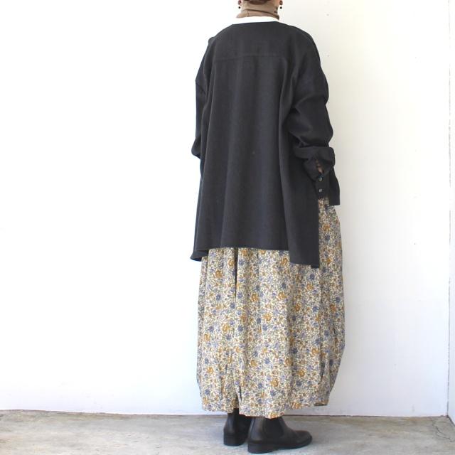 SETTO ウールモダールギャバクレリックバンドカラーシャツ / CLE SHIRT / STLS600 | SETTO | 14