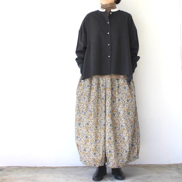 SETTO ウールモダールギャバクレリックバンドカラーシャツ / CLE SHIRT / STLS600 | SETTO | 15