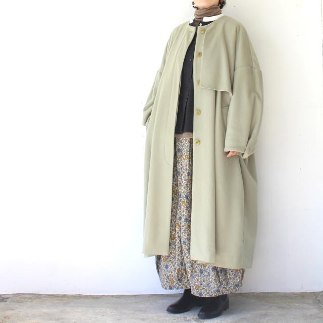 SETTO ウールモダールギャバクレリックバンドカラーシャツ / CLE SHIRT / STLS600 | SETTO | 16