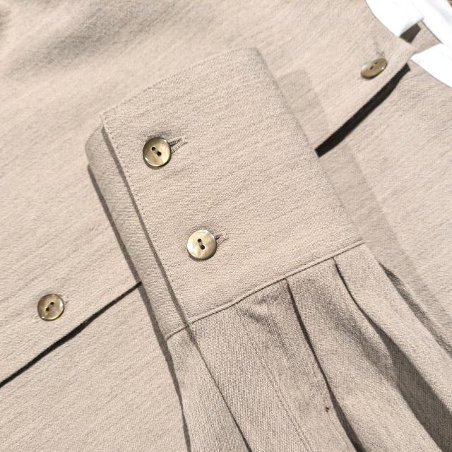 SETTO ウールモダールギャバクレリックバンドカラーシャツ / CLE SHIRT / STLS600 | SETTO | 18