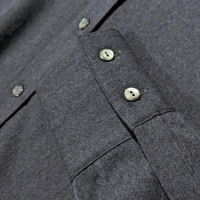 SETTO ウールモダールギャバクレリックバンドカラーシャツ / CLE SHIRT / STLS600 | SETTO | 20