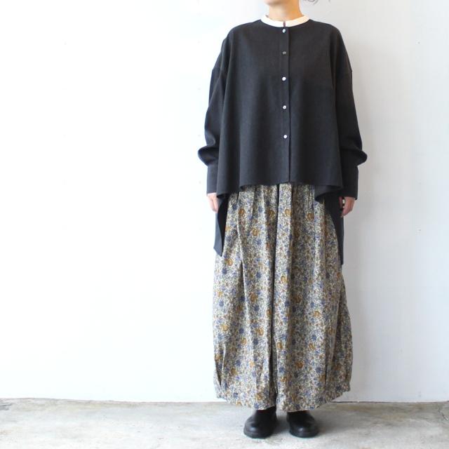 SETTO ウールモダールギャバクレリックバンドカラーシャツ / CLE SHIRT / STLS600 | SETTO | 02