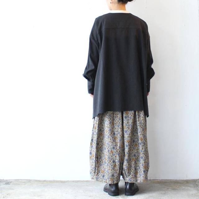 SETTO ウールモダールギャバクレリックバンドカラーシャツ / CLE SHIRT / STLS600 | SETTO | 04