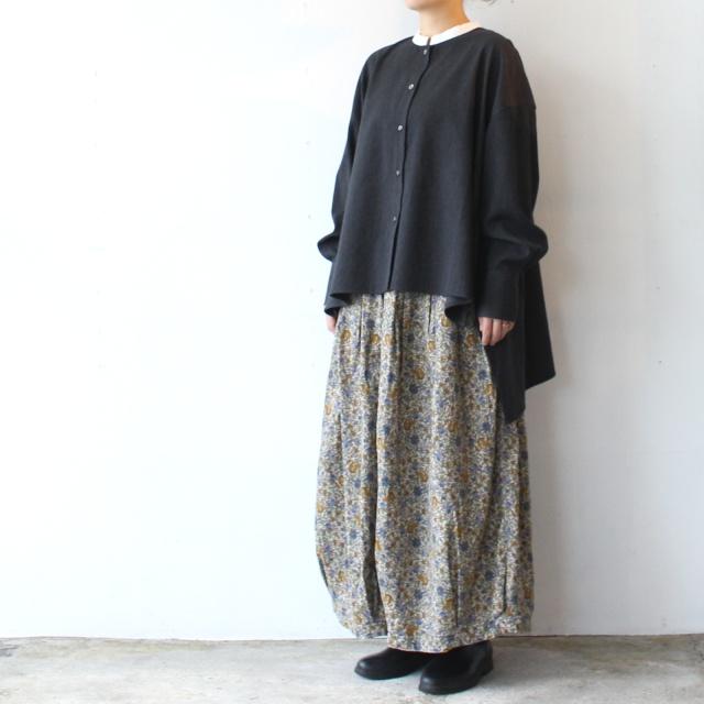 SETTO ウールモダールギャバクレリックバンドカラーシャツ / CLE SHIRT / STLS600 | SETTO | 05