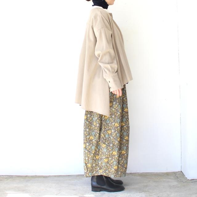 SETTO ウールモダールギャバクレリックバンドカラーシャツ / CLE SHIRT / STLS600 | SETTO | 08