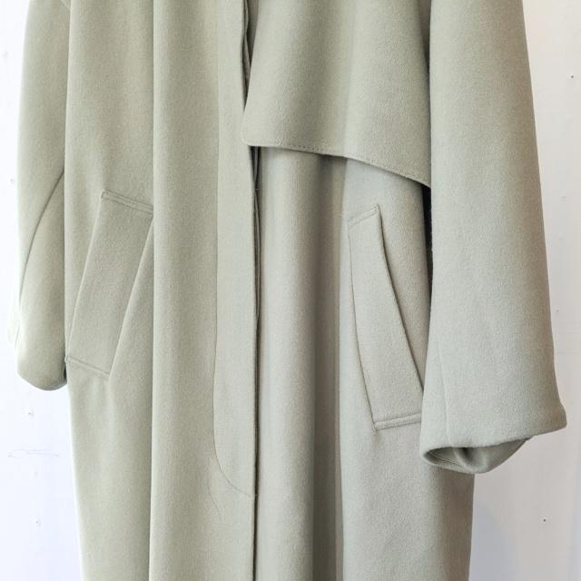 SETTO 140ウール×ラムウールビーバーノーカラーコート GAN COAT | SETTO | 03
