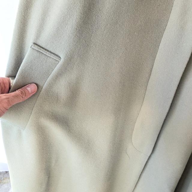 SETTO 140ウール×ラムウールビーバーノーカラーコート GAN COAT | SETTO | 04