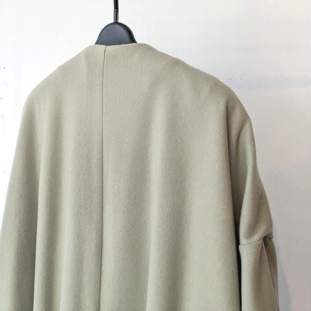 SETTO 140ウール×ラムウールビーバーノーカラーコート GAN COAT | SETTO | 07