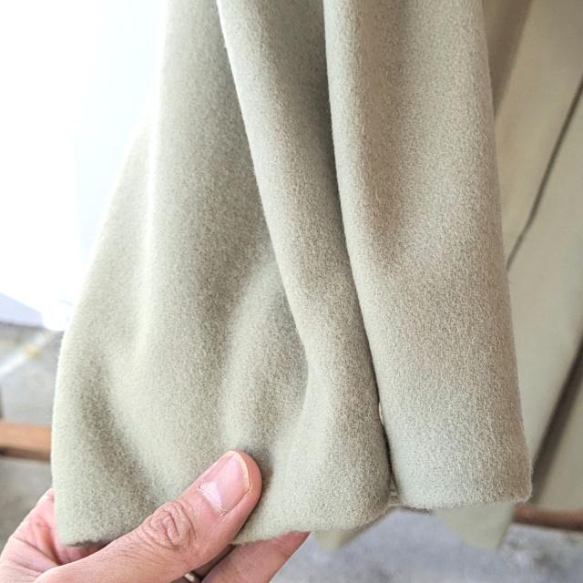 SETTO 140ウール×ラムウールビーバーノーカラーコート GAN COAT | SETTO | 08