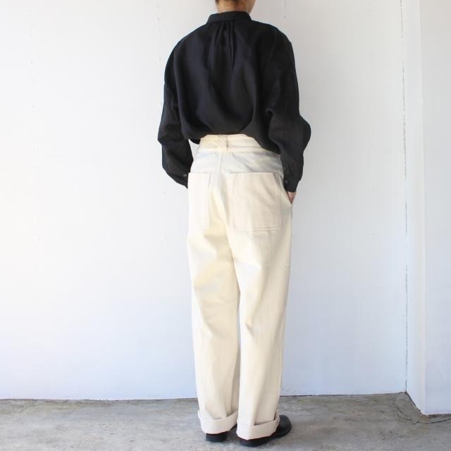 【20%OFF】THE HINOKI オーガニックコットンナチュラルデニムトラウザー OG cotton natural denim pants TH22S-8 | THE HINOKI | 14