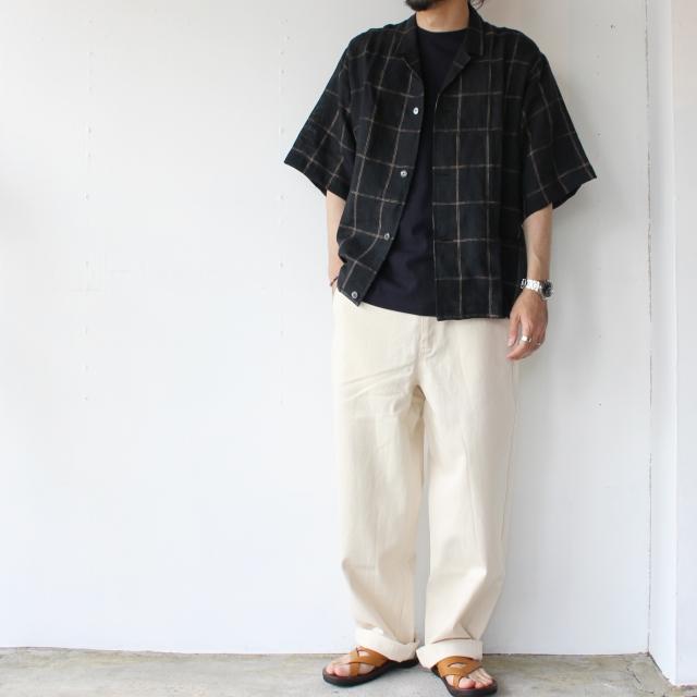 【20%OFF】THE HINOKI オーガニックコットンナチュラルデニムトラウザー OG cotton natural denim pants TH22S-8 | THE HINOKI | 16