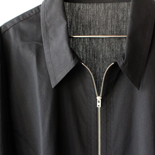 THE HINOKI オーガニックコットンポプリンZIPシャツ OG Cotton Poplin Zip Shirt　（Midnight）｜c-countly｜12