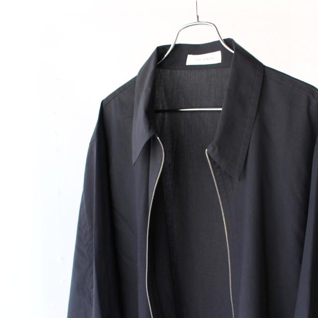 the hinoki シャツジャケット THE HINOKI (ザ ヒノキ) ORGANIC COTTON TWILL ZIP SHIRT