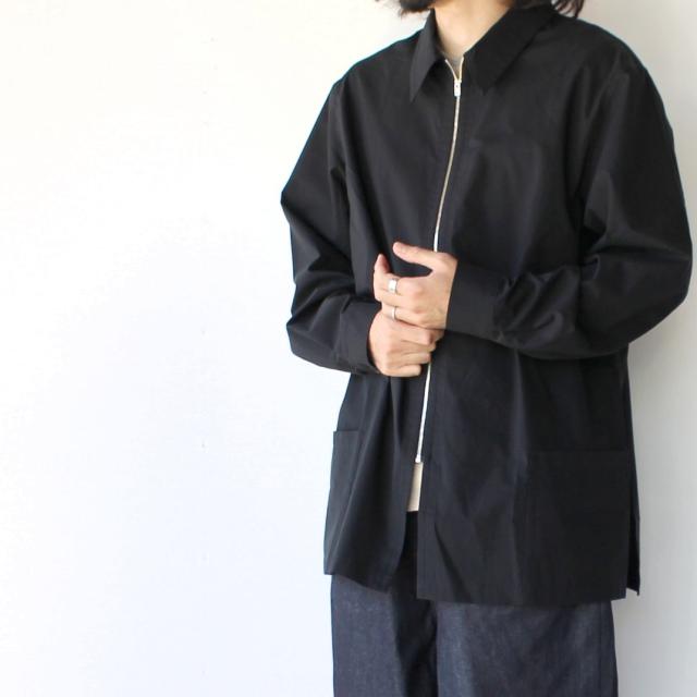 THE HINOKI（ザ ヒノキ） オーガニックコットンポプリンZIPシャツ OG 