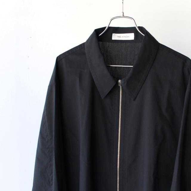 THE HINOKI（ザ ヒノキ） オーガニックコットンポプリンZIPシャツ OG 