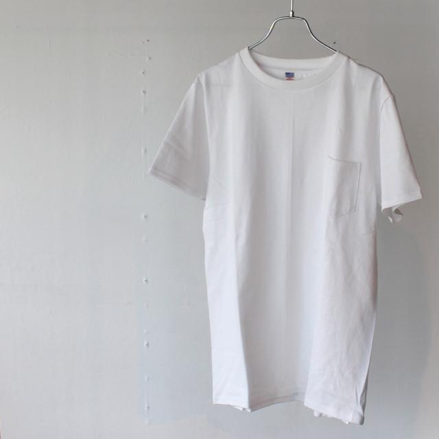 USA Cotton Fabric Pocket Tee　MADE IN JAPAN ホワイト 杢グレー |  | 01