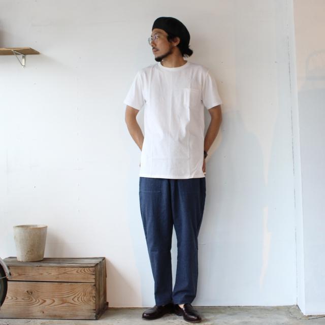 USA Cotton Fabric Pocket Tee　MADE IN JAPAN ホワイト 杢グレー |  | 11