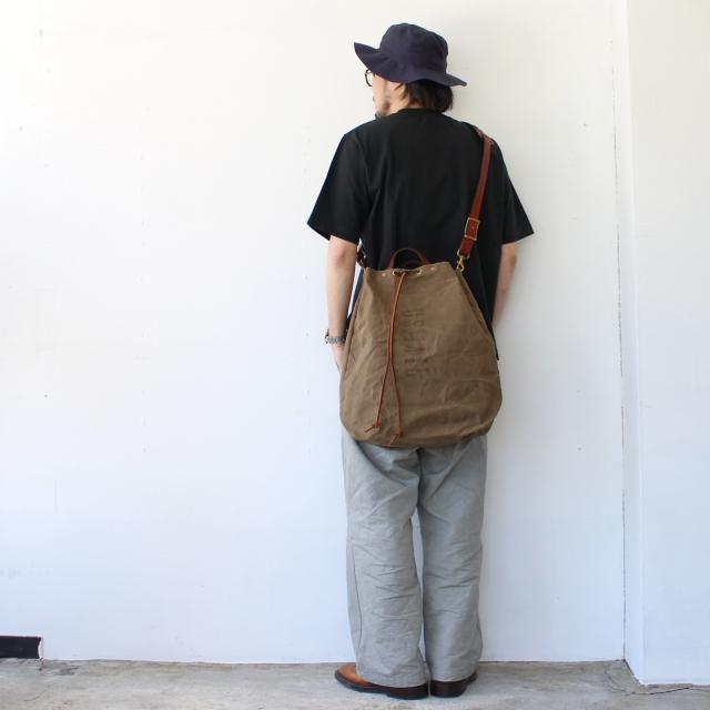 vasco　CANVAS × LEATHER MAIL PURSE BAG -LARGE　VS-211 　（Olive drab） | vasco | 12