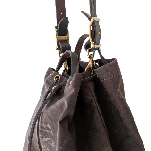 vasco　CANVAS × LEATHER MAIL PURSE BAG -LARGE　VS-211 　（Olive drab） | vasco | 19