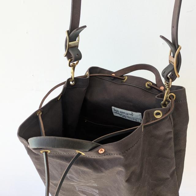 vasco　CANVAS × LEATHER MAIL PURSE BAG -LARGE　VS-211 　（Olive drab） | vasco | 20