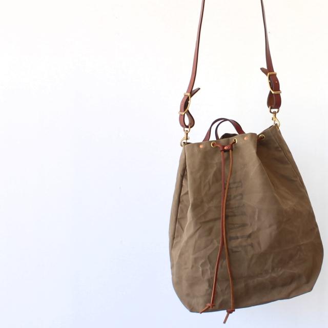 vasco　CANVAS × LEATHER MAIL PURSE BAG -LARGE　VS-211 　（Olive drab） | vasco | 02