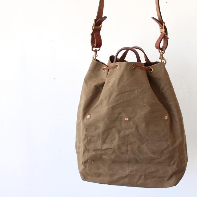 vasco　CANVAS × LEATHER MAIL PURSE BAG -LARGE　VS-211 　（Olive drab） | vasco | 07