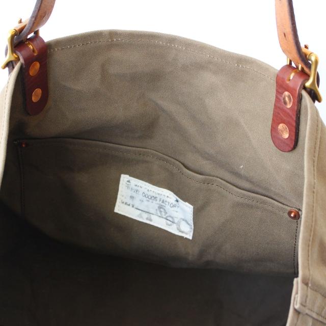 vasco　CANVAS×LEATHER TRAVEL TOTE BAG　VS-264　（Olive drab） | vasco | 06