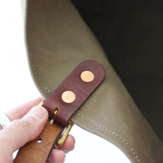 vasco　CANVAS×LEATHER TRAVEL TOTE BAG　VS-264　（Olive drab） | vasco | 07