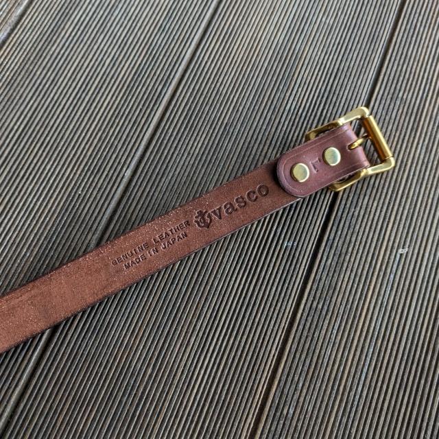vasco レザーベルト LEATHER GARRISON BELT -NARROW-　VS-603 | vasco | 04