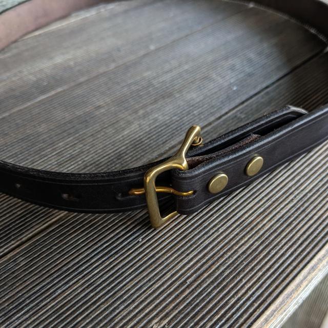 vasco レザーベルト LEATHER GARRISON BELT -NARROW-　VS-603 | vasco | 01