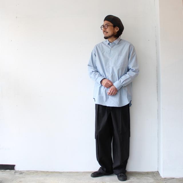 weac. CASUAL DRESS SHIRTS　（SAX STRIPE） | weac. | 12