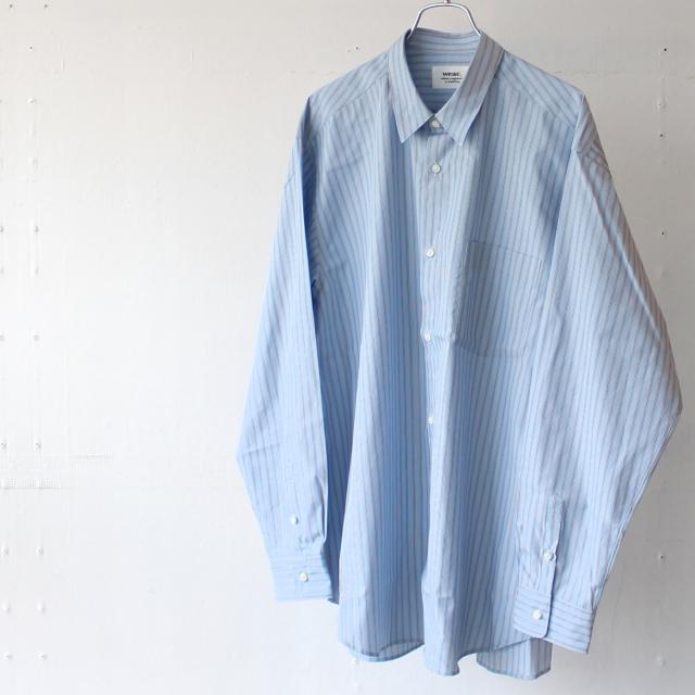 weac. CASUAL DRESS SHIRTS　（SAX STRIPE） | weac. | 01