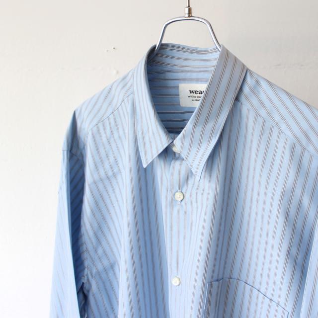 weac. CASUAL DRESS SHIRTS　（SAX STRIPE） | weac. | 02