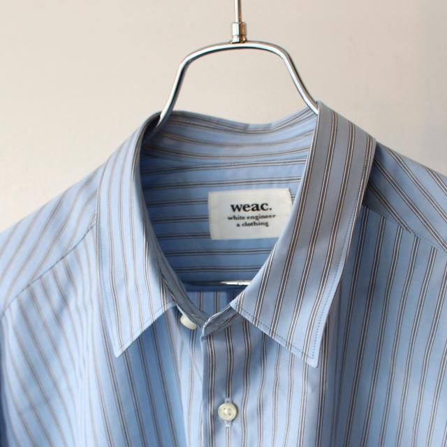 weac. CASUAL DRESS SHIRTS　（SAX STRIPE） | weac. | 08