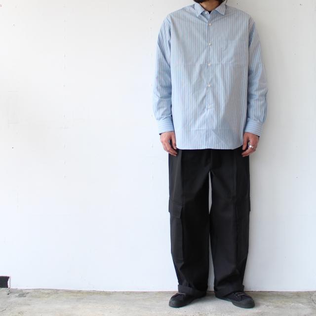 weac. CASUAL DRESS SHIRTS　（SAX STRIPE） | weac. | 09