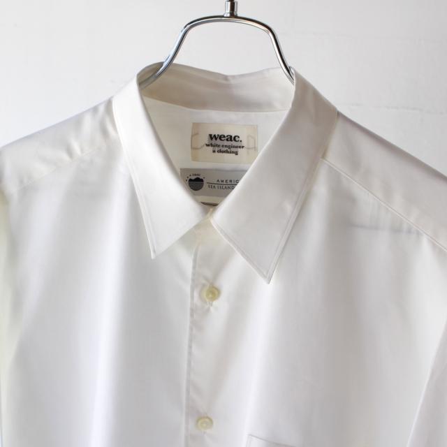 高評価　 weac. CASUAL DRESS SHIRTS （WHITE）