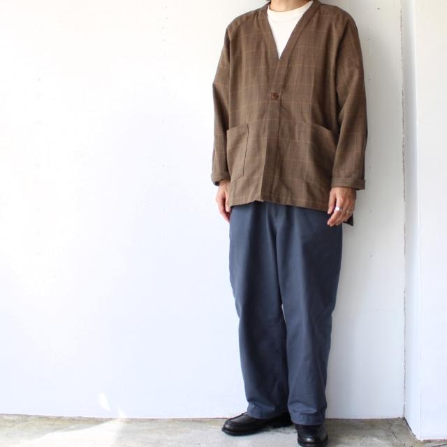 weac. HATENA CARDIGAN イージーシャツカーディガン （Beige check） | weac. | 07