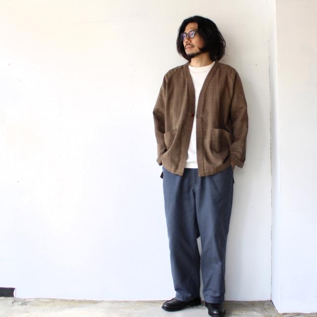 weac. HATENA CARDIGAN イージーシャツカーディガン （Beige check） | weac. | 05