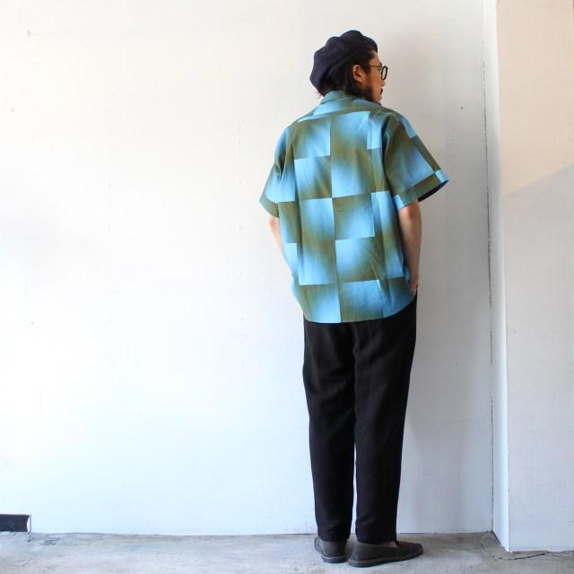 weac. KALEIDO グラデーションチェック開襟シャツ | weac. | 10